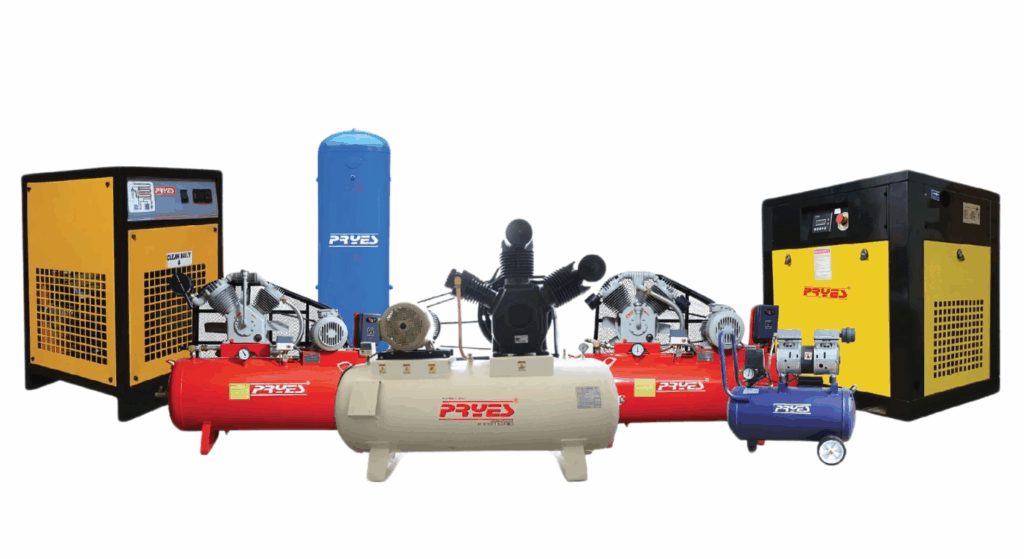 PRS Compressor Banner – Industrial air compressor solutions for manufacturing, medical, and packaging industries