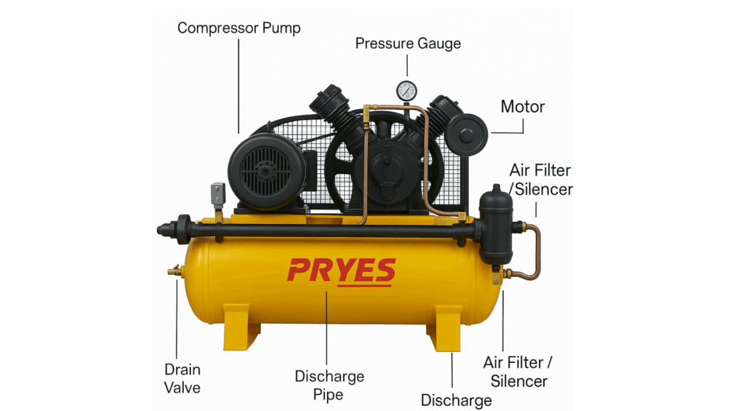 Spare parts for high pressure reciprocating air compressors – PRS Compressor