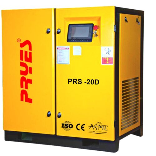 Fixed speed screw air compressor by PRSCompressors ranging from 4KW to 250KW for industrial applications