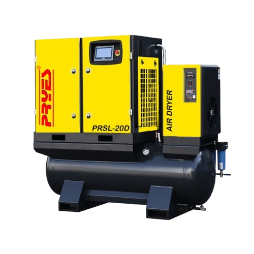 High pressure screw air compressor by PRSCompressors with 11KW to 37KW power capacity for industrial applications