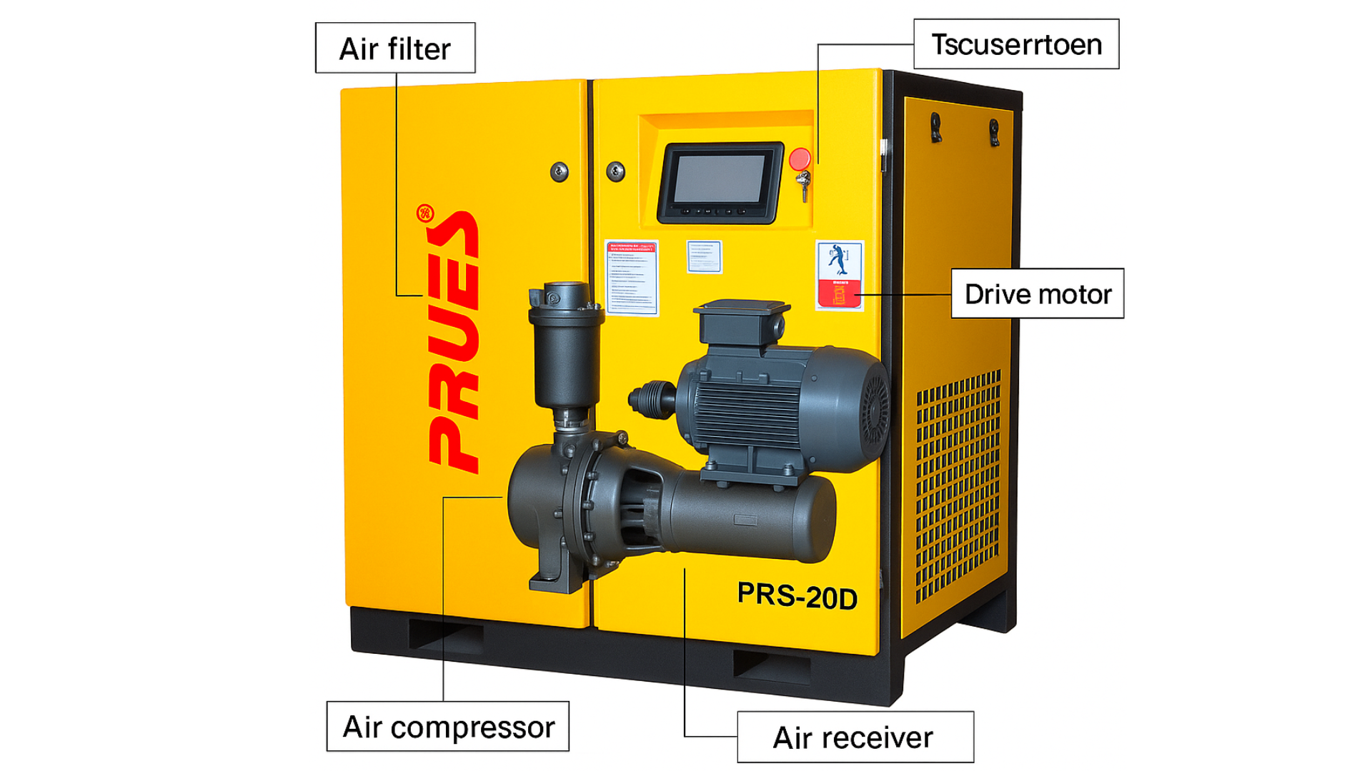 Fixed Speed Screw Air Compressor 4KW – 250KW spare parts | prscompressors Spare parts for fixed speed screw air compressors 4KW to 250KW – PRS Compressors